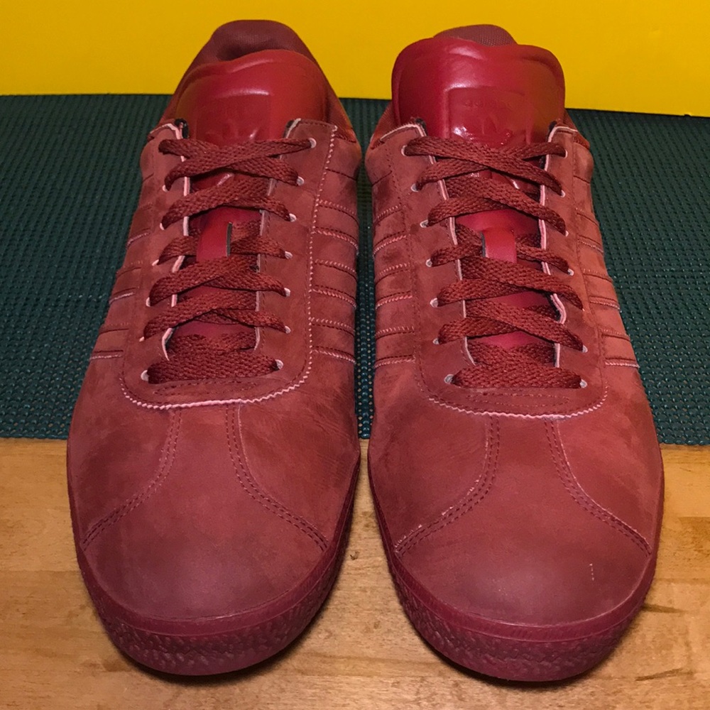 ๐ดSOLD๐ด ADIDAS GAZELLE Maroon Sneakers Size 11 - Picture 4 of 8